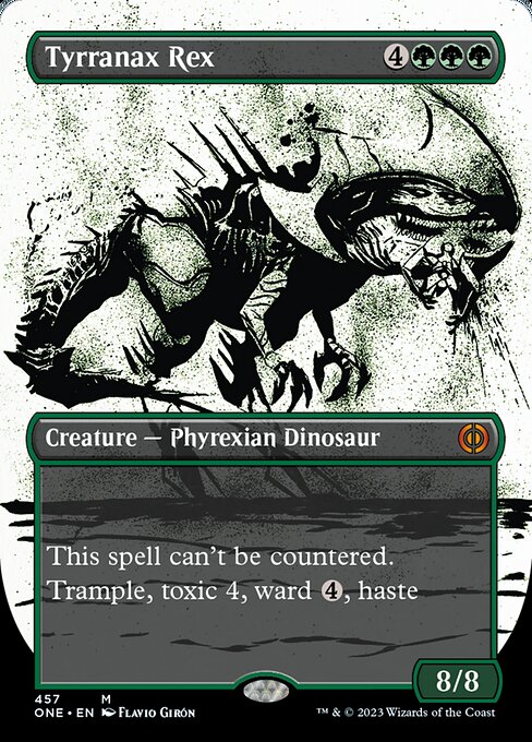 Tyrranax Rex [Borderless Showcase Foil]