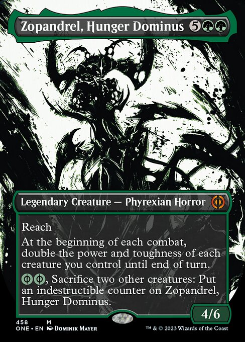 Zopandrel, Hunger Dominus [Borderless Showcase Foil]