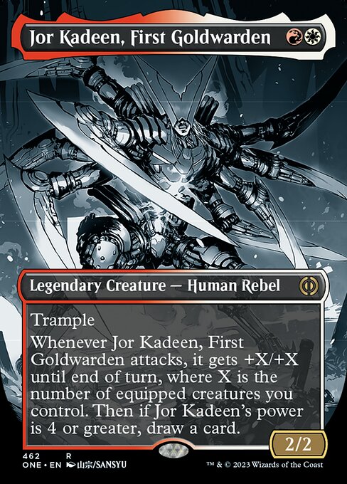 Jor Kadeen, First Goldwarden [Borderless Showcase Foil]