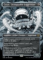 Graaz, Unstoppable Juggernaut [Borderless Showcase Foil]