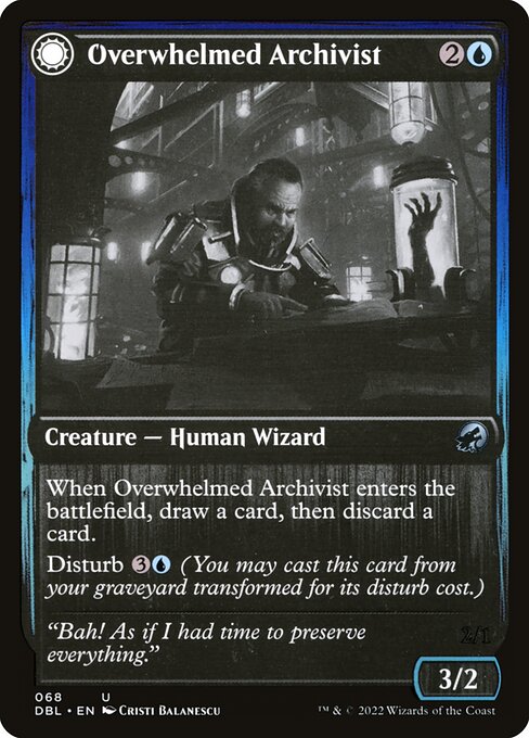 Overwhelmed Archivist // Archive Haunt [Foil]