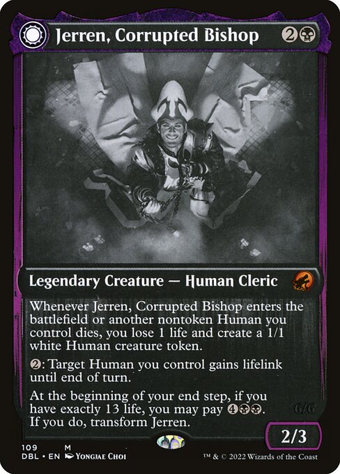 Jerren, Corrupted Bishop // Ormendahl, the Corrupter [Foil]