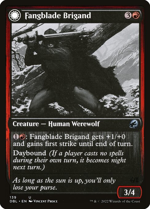 Fangblade Brigand // Fangblade Eviscerator [Foil]