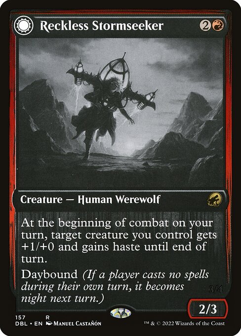 Reckless Stormseeker // Storm-Charged Slasher [Foil]