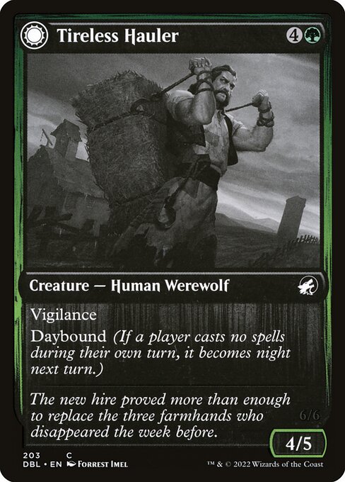 Tireless Hauler // Dire-Strain Brawler [Foil]