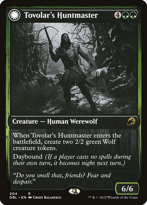 Tovolar's Huntmaster // Tovolar's Packleader [Foil]