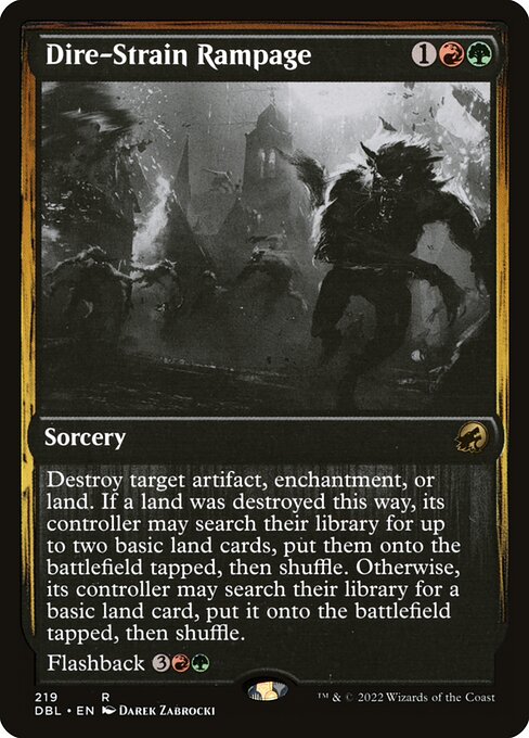 Dire-Strain Rampage [Foil]