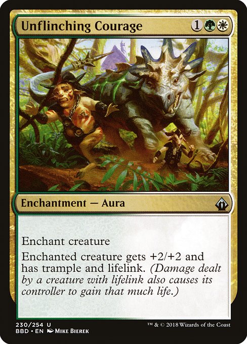 Unflinching Courage [Foil]