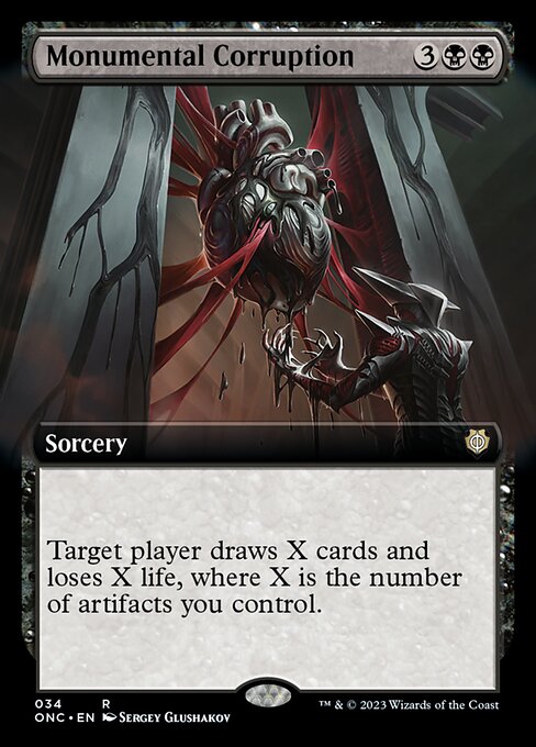Monumental Corruption [Extended Artwork Foil]