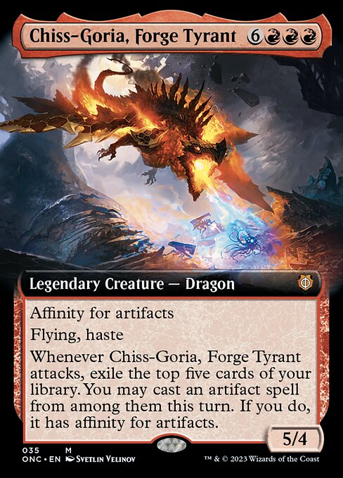 Chiss-Goria, Forge Tyrant [Extended Artwork Foil]