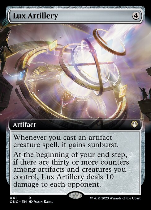 Lux Artillery [Extended Artwork Foil]