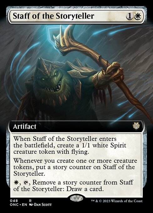 Staff of the Storyteller [Extended Artwork Foil]