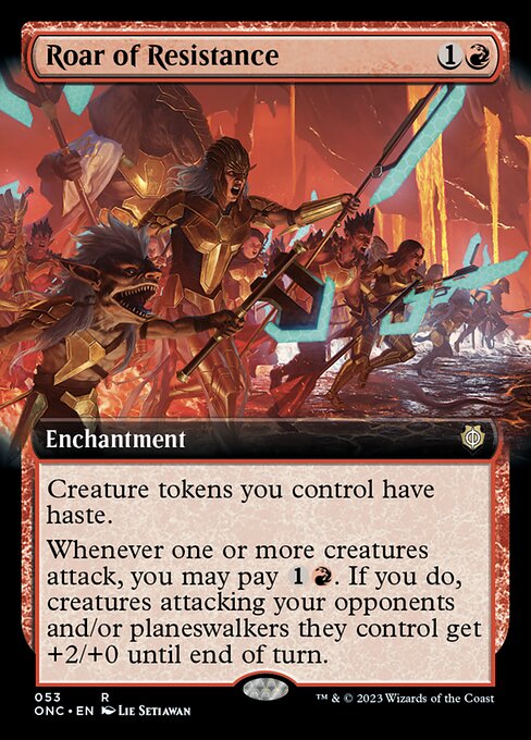 Roar of Resistance [Extended Artwork Foil]