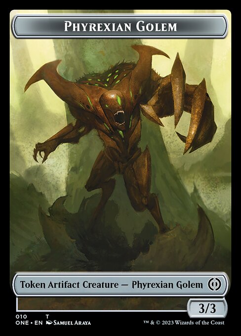 Phyrexian Golem Token TONE
