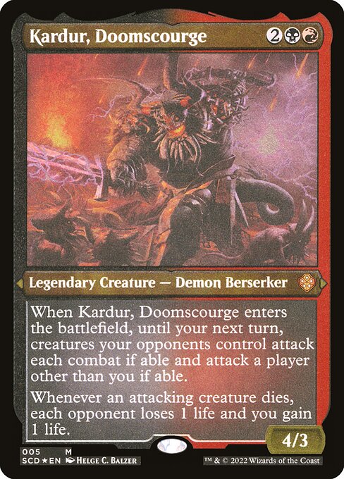 Kardur, Doomscourge [Etched Foil]