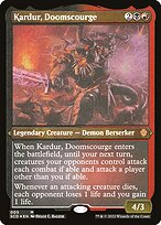 Kardur, Doomscourge [Etched Foil]