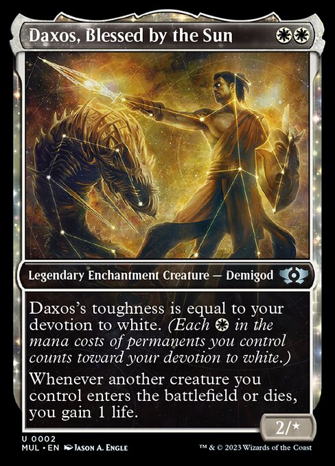 Daxos, Blessed by the Sun [Showcase Foil]