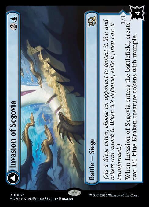 Invasion of Segovia // Caetus, Sea Tyrant of Segovia