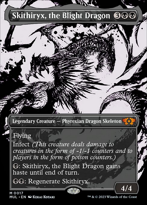 Skithiryx, the Blight Dragon [Borderless Showcase Foil]