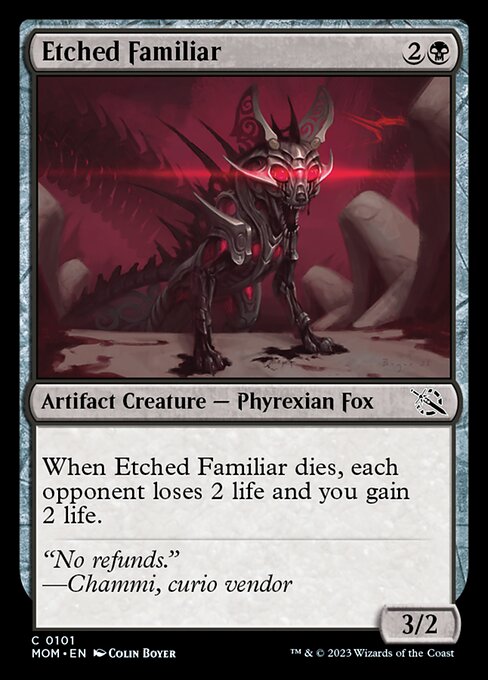 Etched Familiar [Foil]