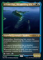 Arixmethes, Slumbering Isle [Etched Foil]