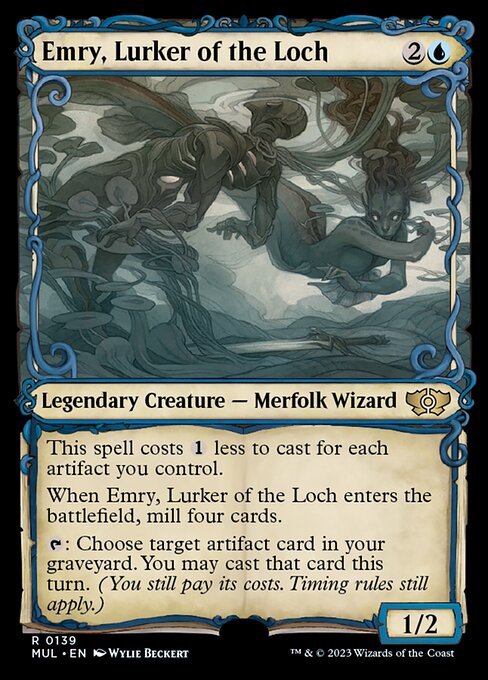 Emry, Lurker of the Loch [Showcase Foil]