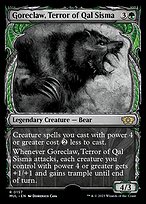 Goreclaw, Terror of Qal Sisma [Showcase Foil]