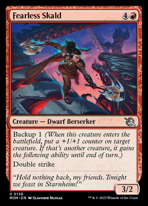 Fearless Skald [Foil]