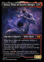 Kroxa, Titan of Death's Hunger [Showcase Foil]