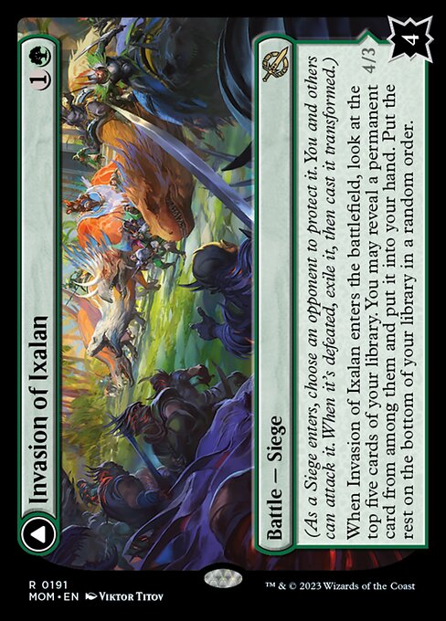 Invasion of Ixalan // Belligerent Regisaur [Foil]