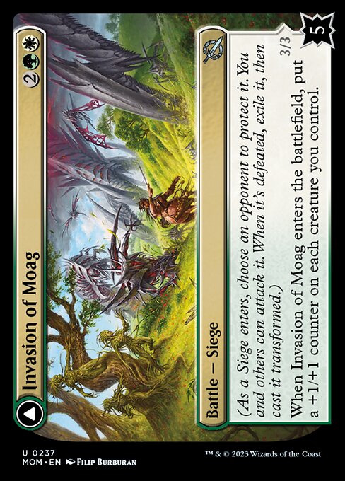Invasion of Moag // Bloomwielder Dryads [Foil]