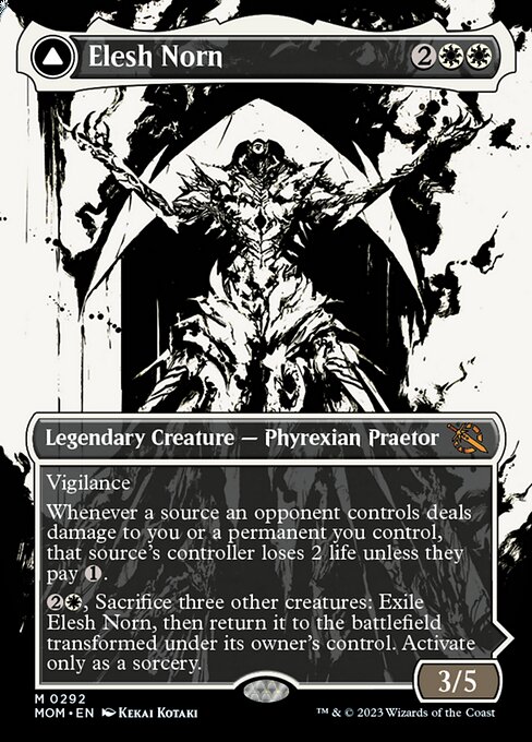 Elesh Norn // The Argent Etchings [Borderless Showcase]