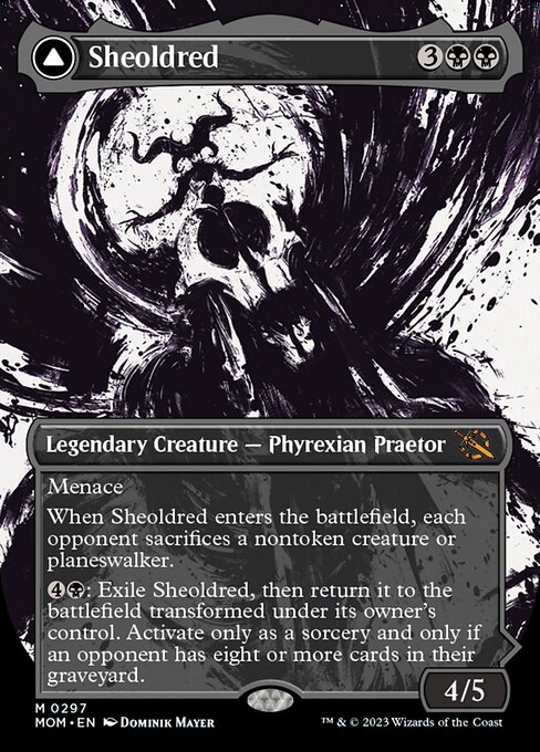 Sheoldred // The True Scriptures [Borderless Showcase Foil]