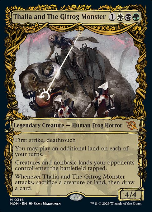 Thalia and The Gitrog Monster [Showcase Foil]