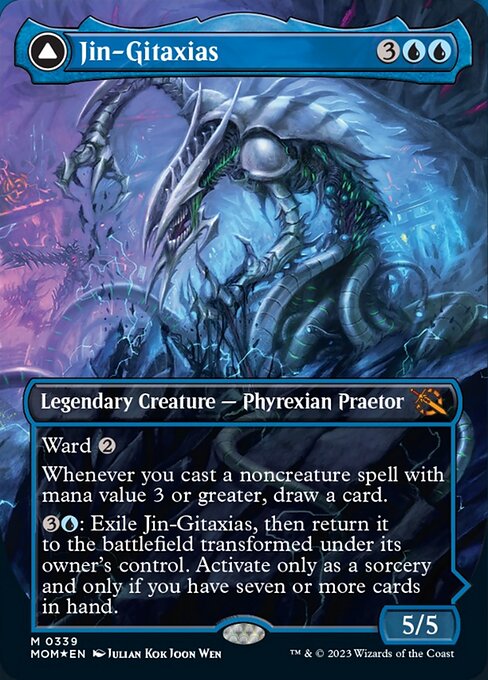 Jin-Gitaxias // The Great Synthesis [Borderless Foil]