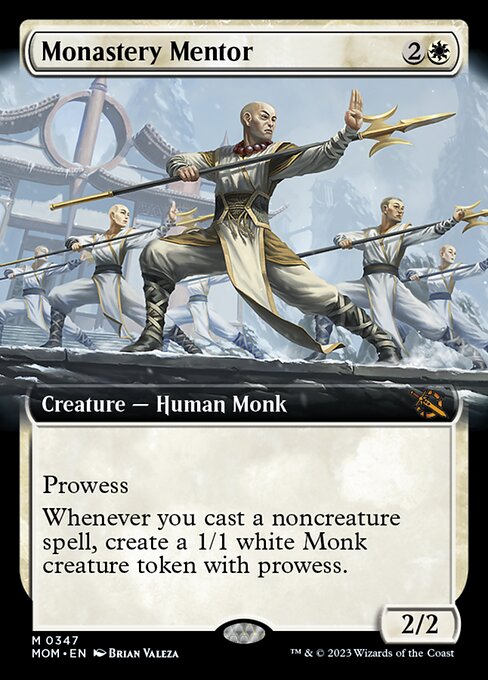 Monastery Mentor [Extended Artwork Foil]