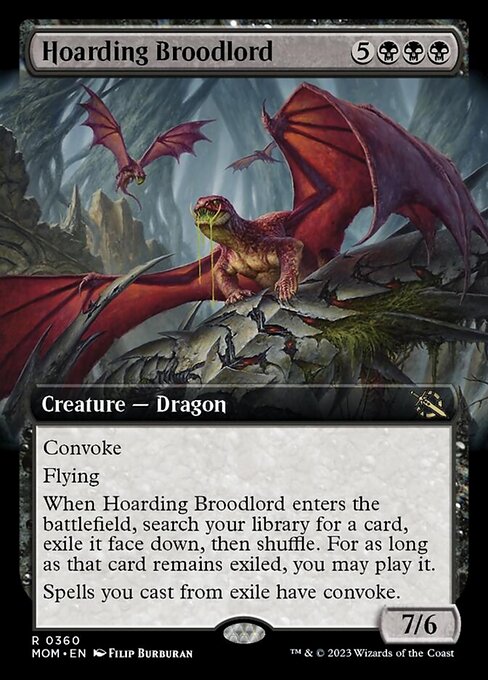 Hoarding Broodlord [Extended Artwork Foil]