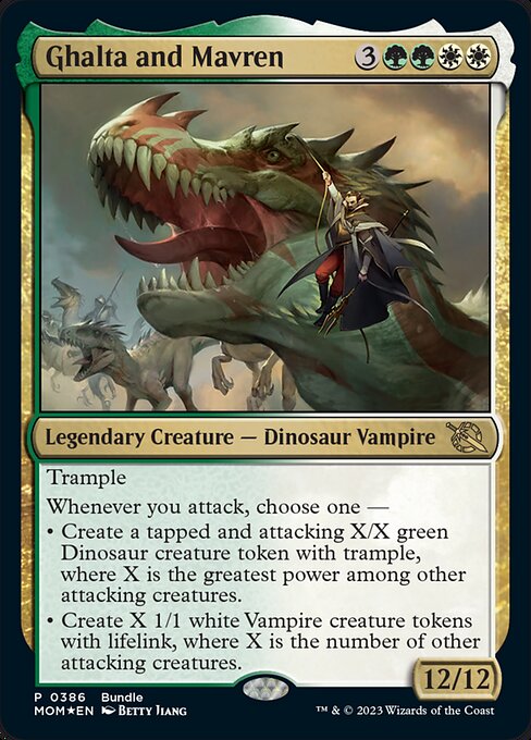 Ghalta and Mavren [Bundle Foil]