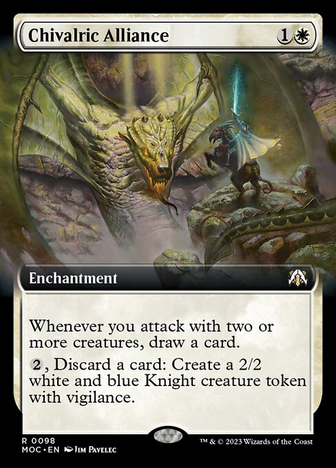 Chivalric Alliance [Extended Artwork Foil]