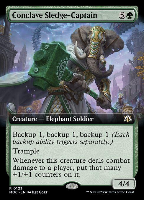 Conclave Sledge-Captain [Extended Artwork]
