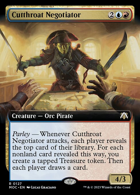 Cutthroat Negotiator [Extended Artwork Foil]