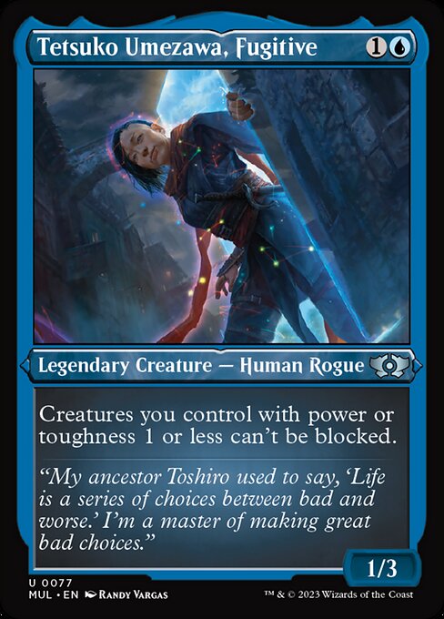 Tetsuko Umezawa, Fugitive [Etched Foil]