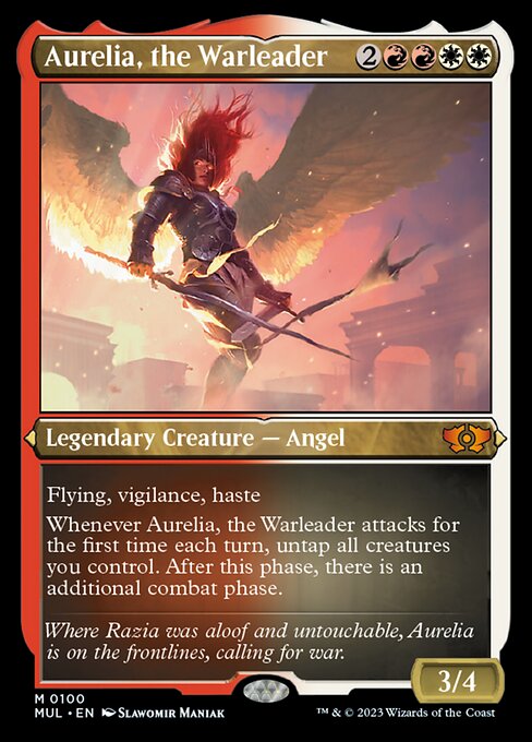 Aurelia, the Warleader [Etched Foil]