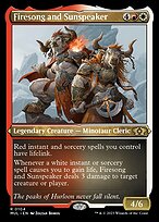 Firesong and Sunspeaker [Etched Foil]