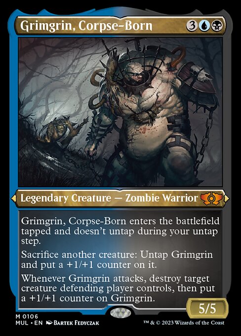 Grimgrin, Corpse-Born [Etched Foil]