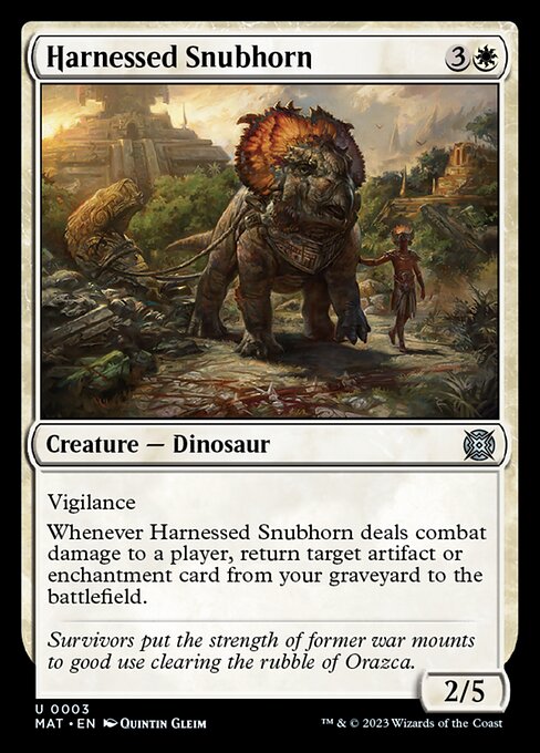 Harnessed Snubhorn [Foil]