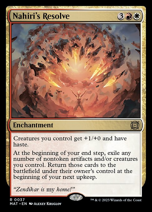 Nahiri's Resolve [Foil]