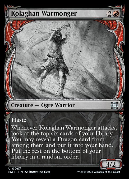 Kolaghan Warmonger [Showcase Foil]