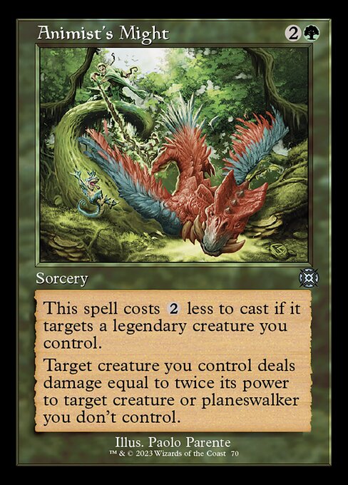Animist's Might [Showcase Foil]