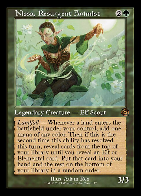 Nissa, Resurgent Animist [Showcase Foil]